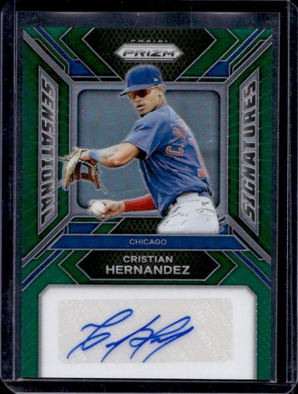 2024 Prizm #SS-CH Sensational Signatures - Green