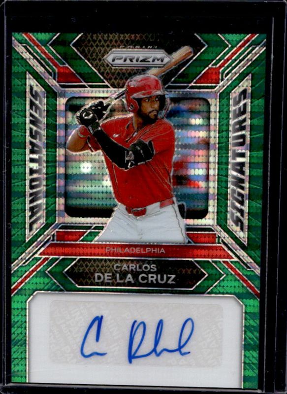 2024 Prizm #SS-CD Sensational Signatures - Green Pulsar /25