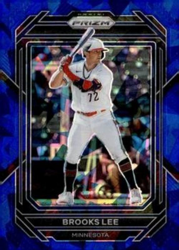 Brooks Lee 2023 Prizm #68 Blue Ice RAW