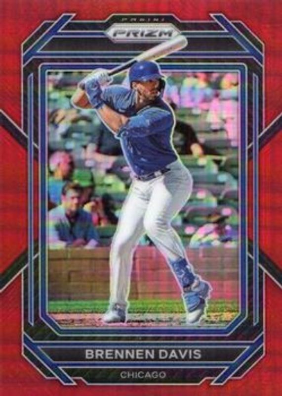 Brennen Davis 2023 Prizm #54 Red /199 RAW