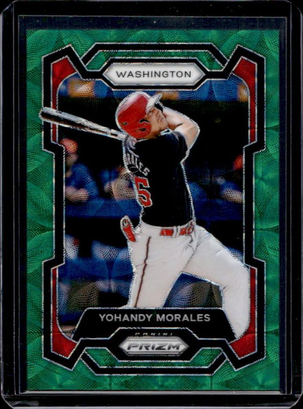 Yohandy Morales 2024 Prizm #208 Green Scope /75 RAW