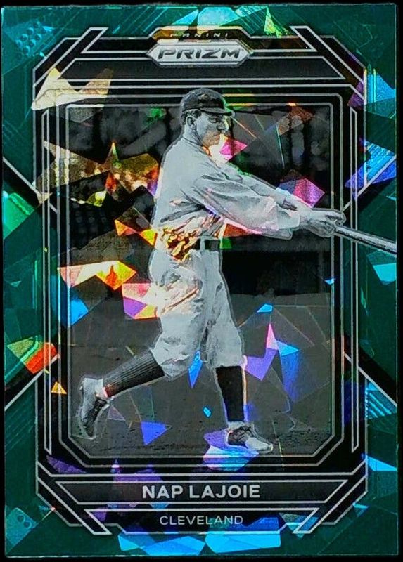 Nap Lajoie 2023 Prizm #45 Green Ice RAW