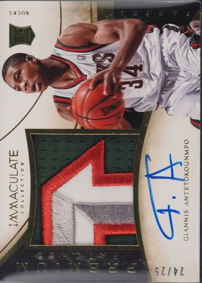 2013 Immaculate #13 Premium Patch Autographs /25