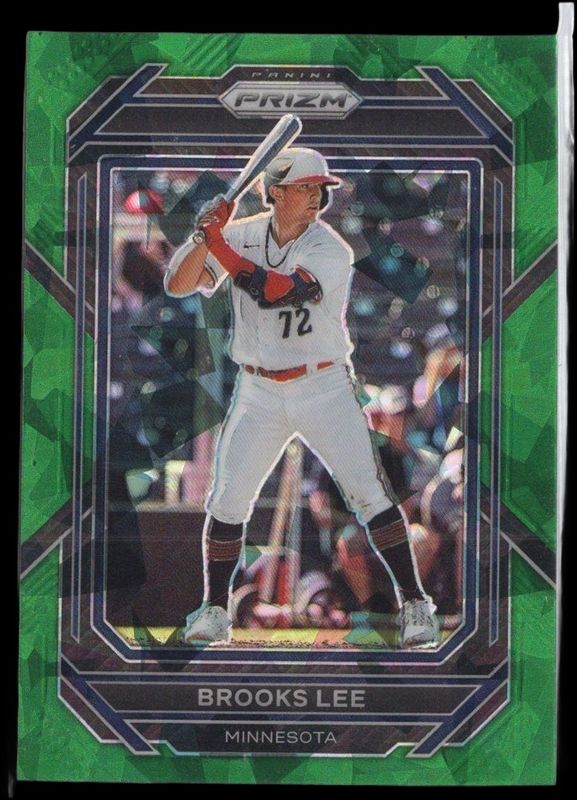 Brooks Lee 2023 Prizm #68 Green Ice RAW
