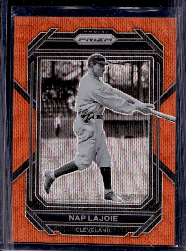 Nap Lajoie 2023 Prizm #45 Orange Wave /50 RAW