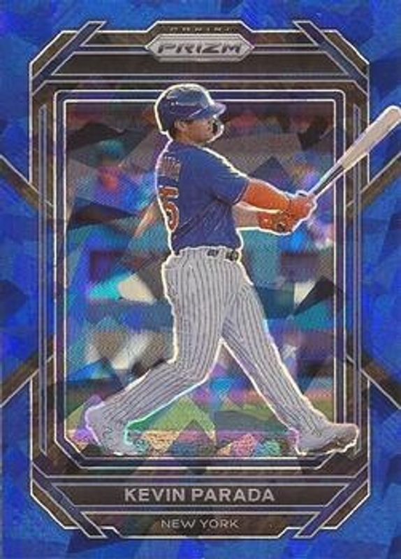 Kevin Parada 2023 Prizm #28 Blue Ice RAW