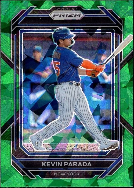 Kevin Parada 2023 Prizm #28 Green Ice RAW