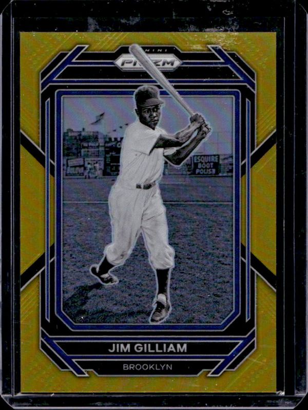 Jim Gilliam 2023 Prizm #184 Gold /10 RAW