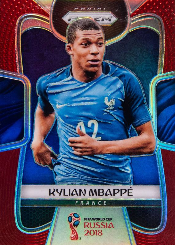 Kylian Mbappe 2018 Prizm World Cup #80 Red /149 Price Guide