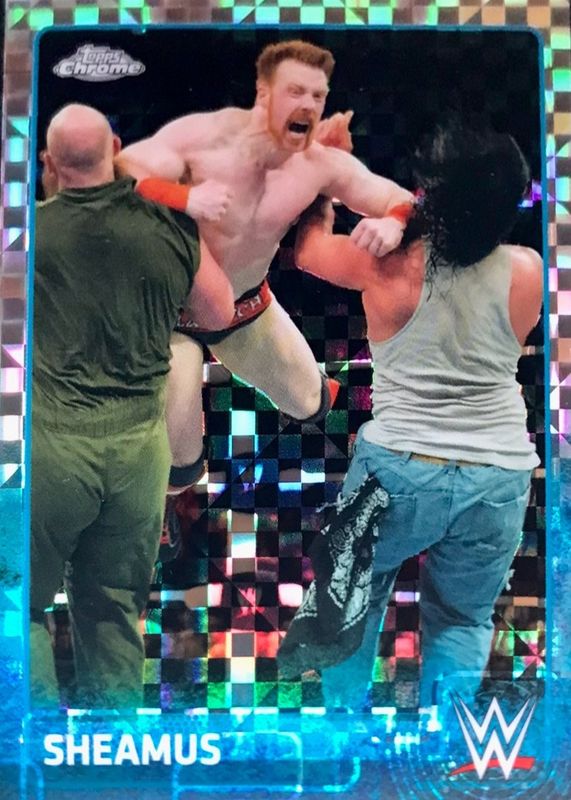 2015 Topps Chrome WWE #64 X-Fractor