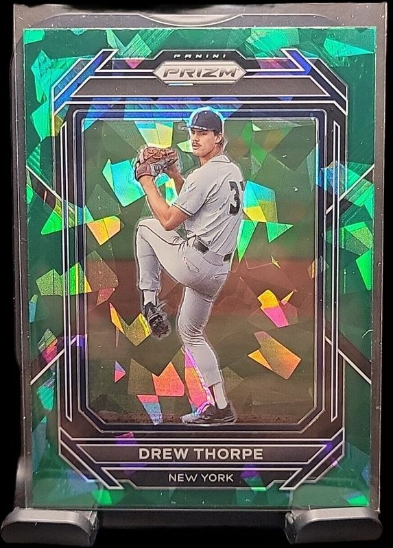 Drew Thorpe 2023 Prizm #138 Green Ice RAW