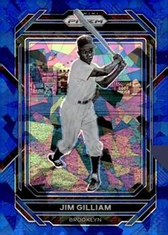 Jim Gilliam 2023 Prizm #184 Blue Ice RAW