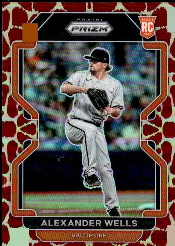 Alexander Wells 2022 Prizm #38 Giraffe Rookie RAW