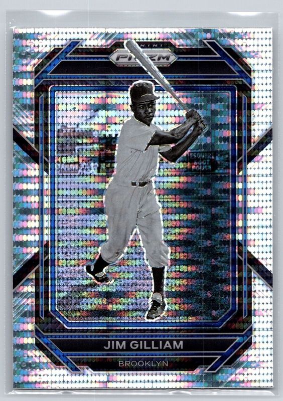 Jim Gilliam 2023 Prizm #184 Pulsar RAW