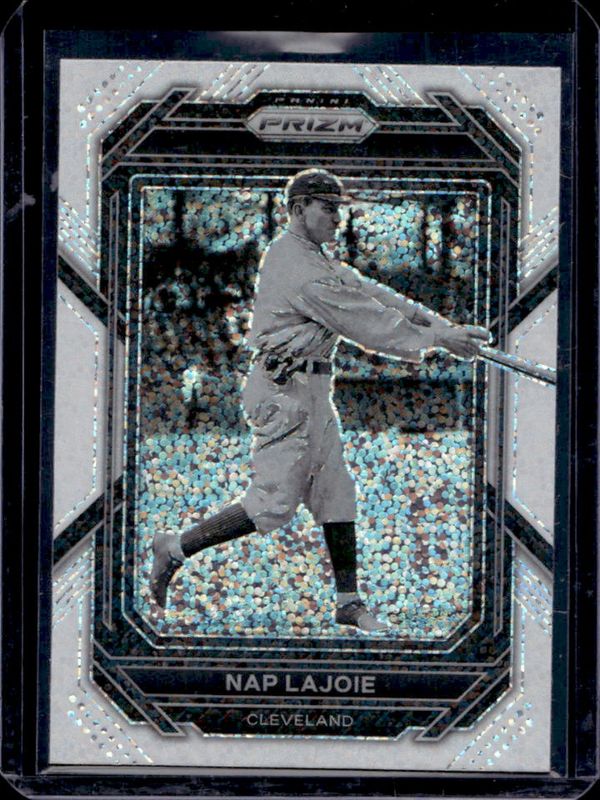 Nap Lajoie 2023 Prizm #45 White Sparkle RAW