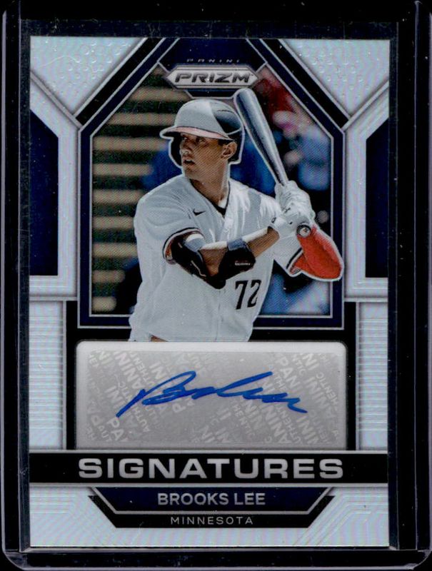 Brooks Lee 2023 Prizm #SIG-BL Signatures - Silver RAW