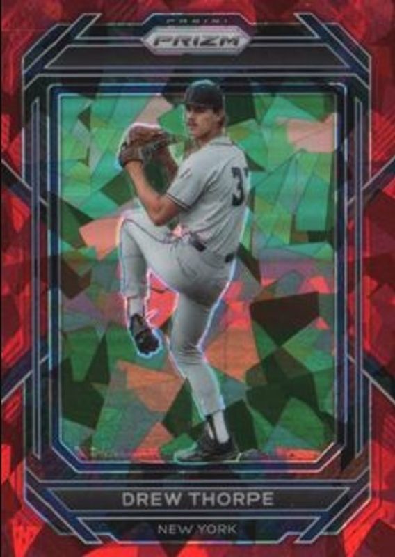Drew Thorpe 2023 Prizm #138 Red Ice RAW