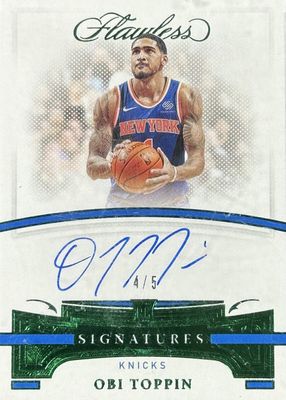2020 Flawless #AUT-OBI Flawless Autographs - Emerald /5