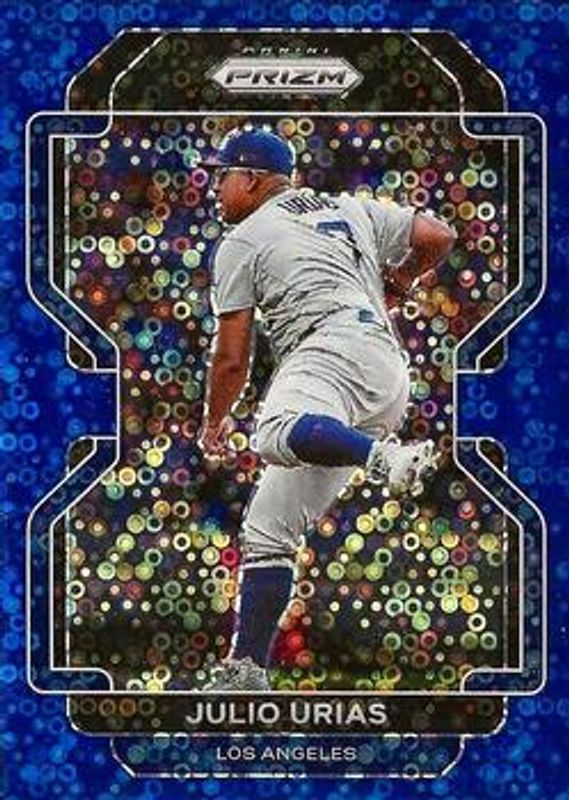 Julio Urias 2022 Prizm #79 Blue Donut Circles /199 RAW