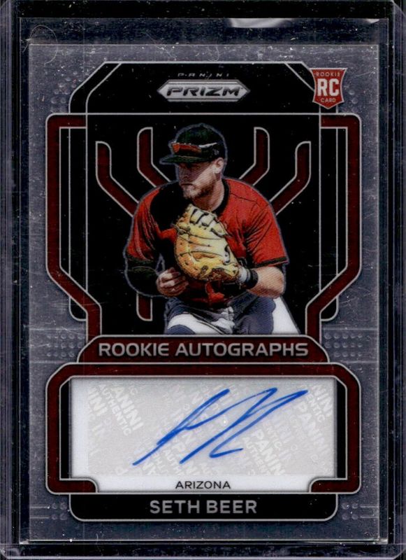 Seth Beer 2022 Prizm #RA-SH Rookie Autographs RAW