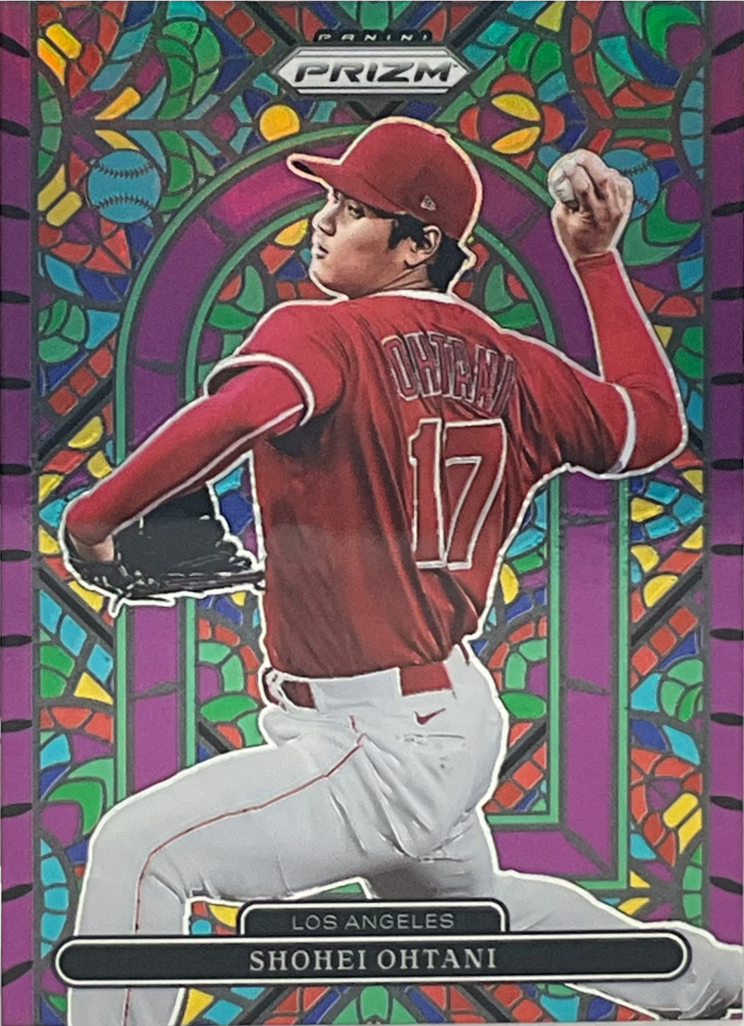 Shohei Ohtani 2022 Prizm #SG-3 Stained Glass - Purple Price Guide 