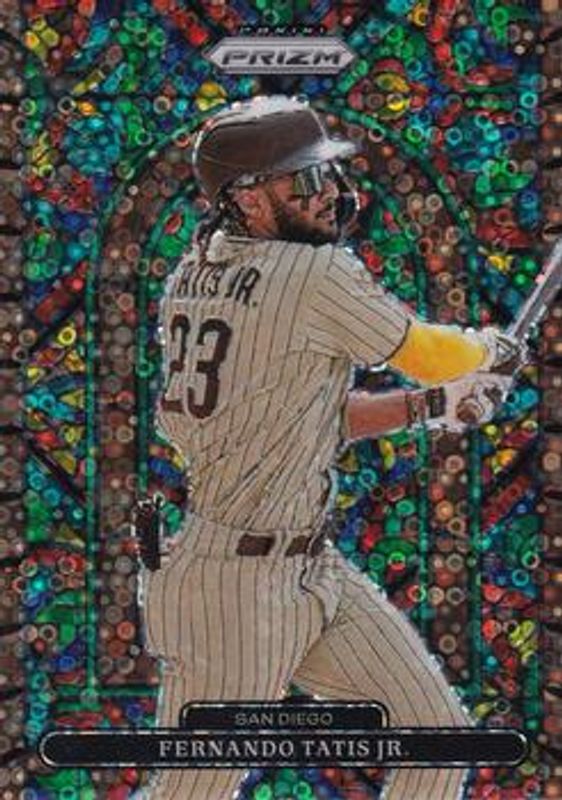 Fernando Tatis Jr. 2022 Prizm #SG-1 Stained Glass - Bronze Donut Circles /40 RAW