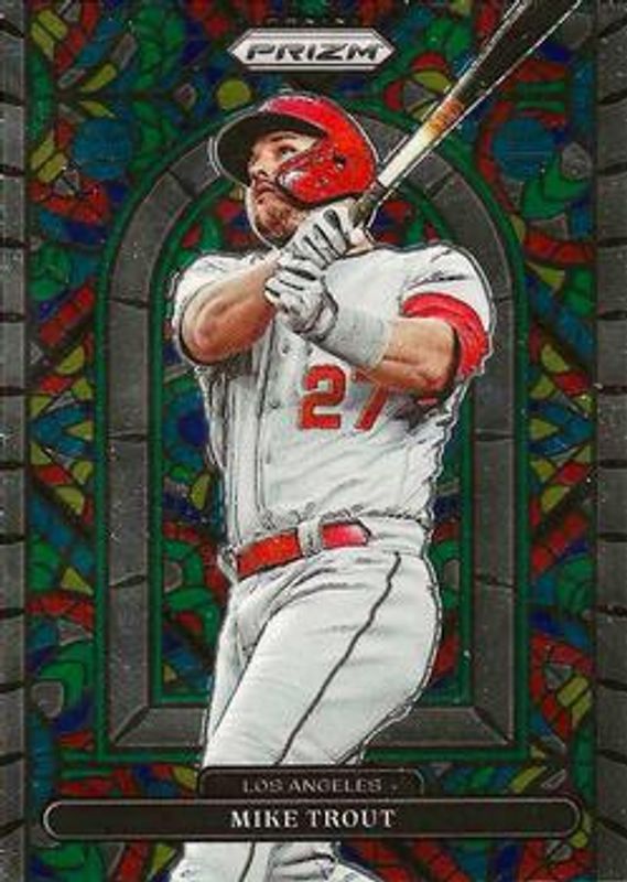 Mike Trout 2022 Prizm #SG-5 Stained Glass RAW