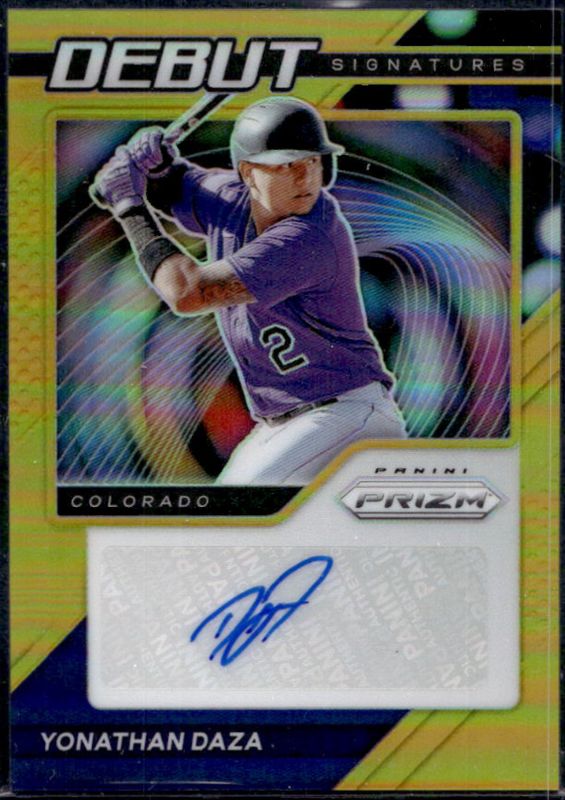 2021 Prizm #DS-YD Debut Signatures - Gold /10