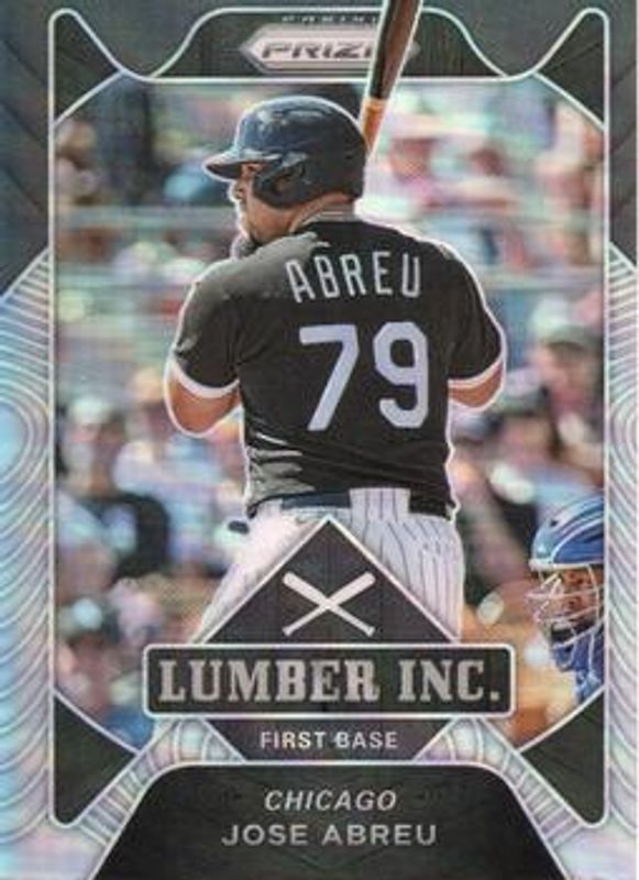 Jose Abreu 2021 Prizm #LI2 Lumber Inc. - Silver RAW