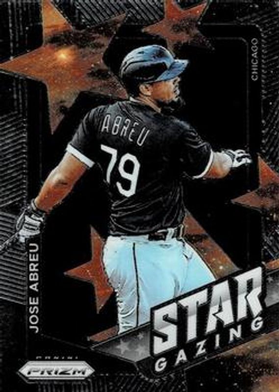 Jose Abreu 2021 Prizm #SG6 Star Gazing RAW