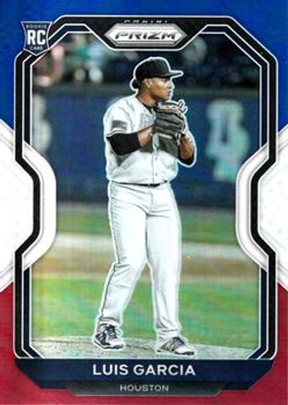 Luis Garcia (Phillies) 2021 Prizm #90 Red White Blue RAW