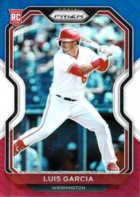 Luis Garcia (Phillies) 2021 Prizm #57 Red White Blue RAW