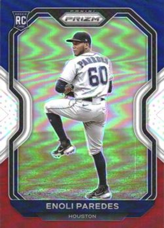 Enoli Paredes 2021 Prizm #211 Red White Blue Rookie RAW