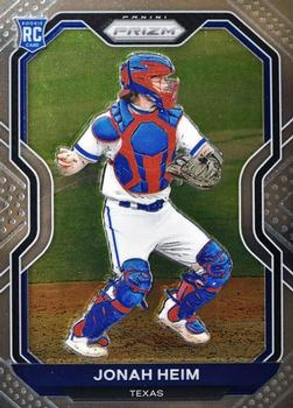 Jonah Heim 2021 Prizm #143 Base Rookie RAW