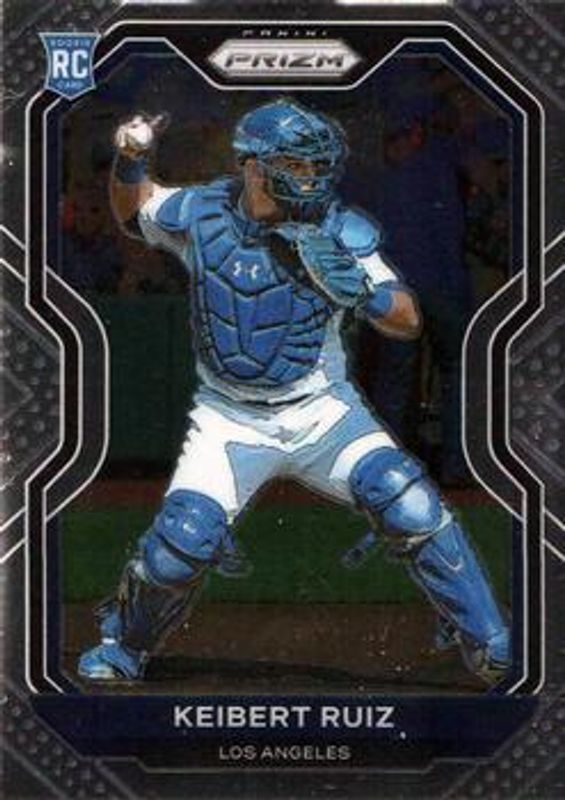 Keibert Ruiz 2021 Prizm #87 Base Rookie RAW
