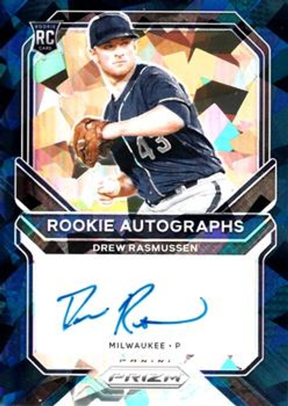 2021 Prizm #RA-DR Rookie Autographs - Navy Blue Cracked Ice /25