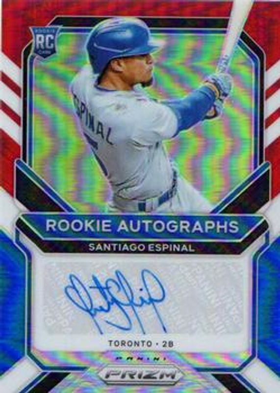 2021 Prizm #RA-SE Rookie Autographs - Red White Blue /50