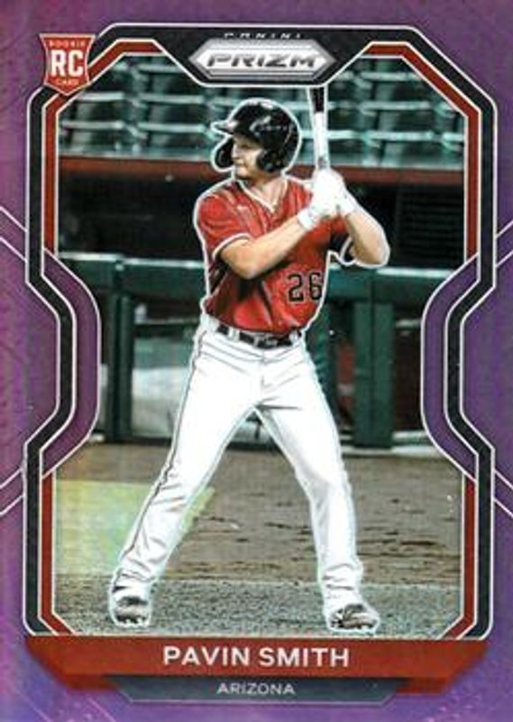 Pavin Smith 2021 Prizm #70 Purple Rookie RAW