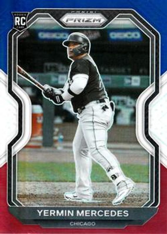 Yermin Mercedes 2021 Prizm #98 Red White Blue Rookie RAW