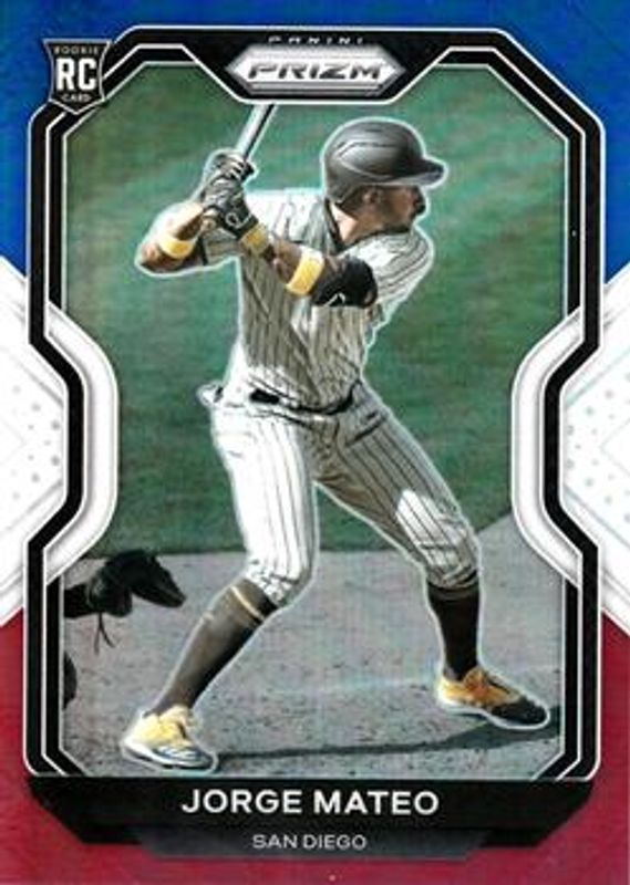 2021 Prizm #196 Red White Blue