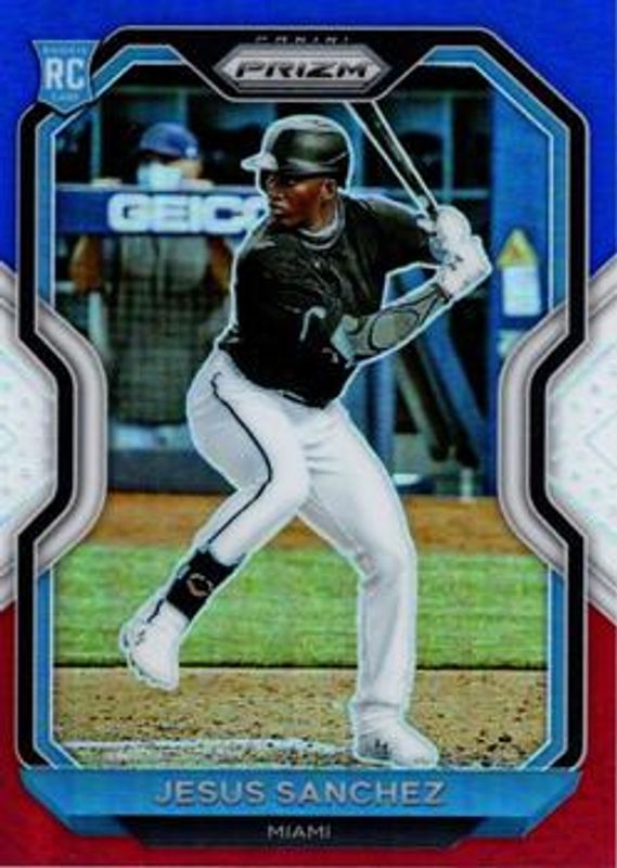 2021 Prizm #148 Red White Blue