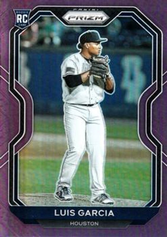 Luis Garcia (Phillies) 2021 Prizm #90 Purple RAW