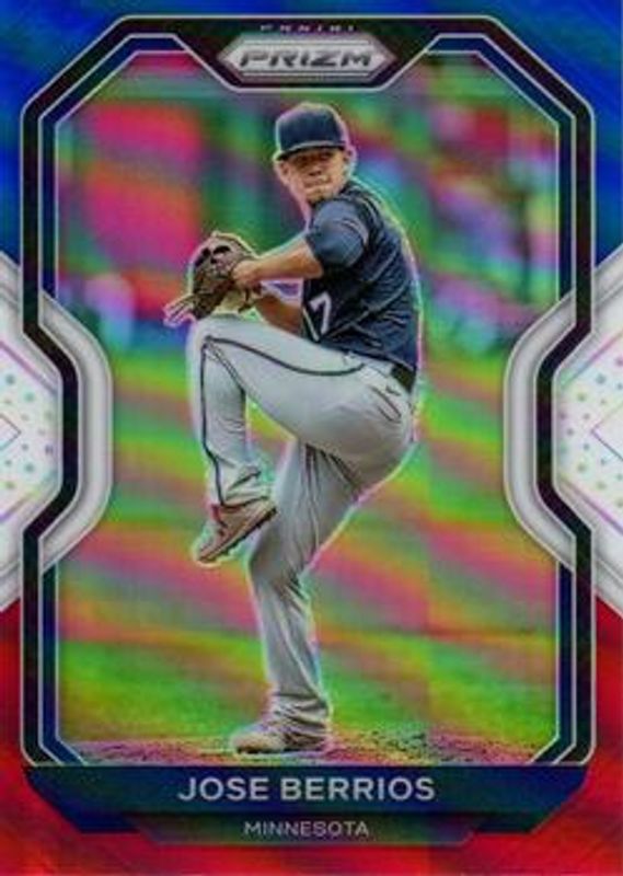 2021 Prizm #44 Red White Blue