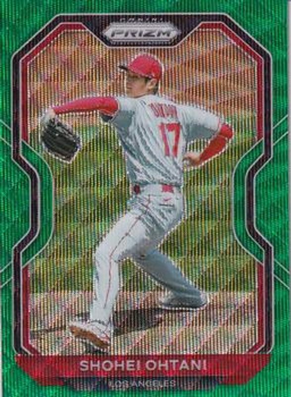 Shohei Ohtani 2021 Prizm #183 Green Wave Price Guide - Sports Card