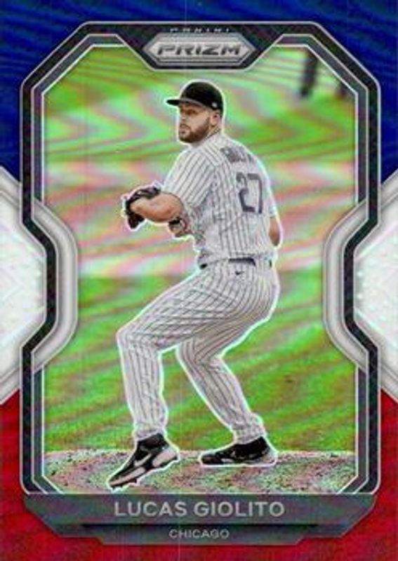 2021 Prizm #216 Red White Blue