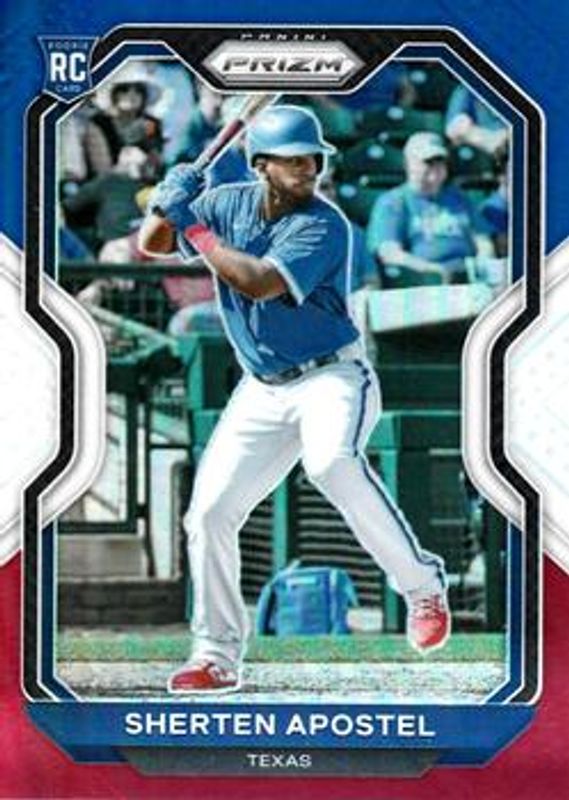 Sherten Apostel 2021 Prizm #110 Red White Blue Rookie RAW