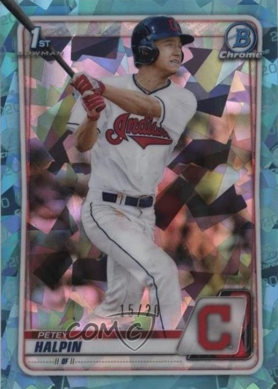 2020 Bowman Draft Sapphire Edition #BD-69 Chrome - Aqua /20 (1st)