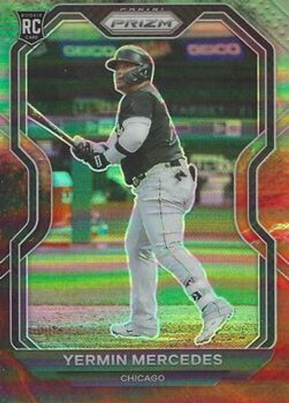 Yermin Mercedes 2021 Prizm #98 Cosmic Haze Rookie RAW