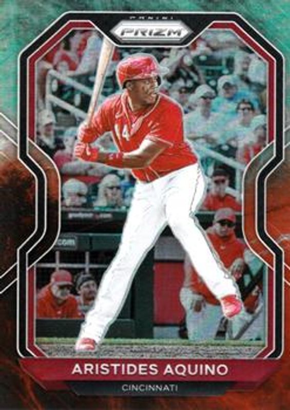 Aristides Aquino 2021 Prizm #208 Cosmic Haze RAW