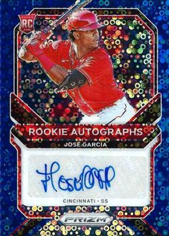 2021 Prizm #RA-JG Rookie Autographs - Blue Donut Circles /60